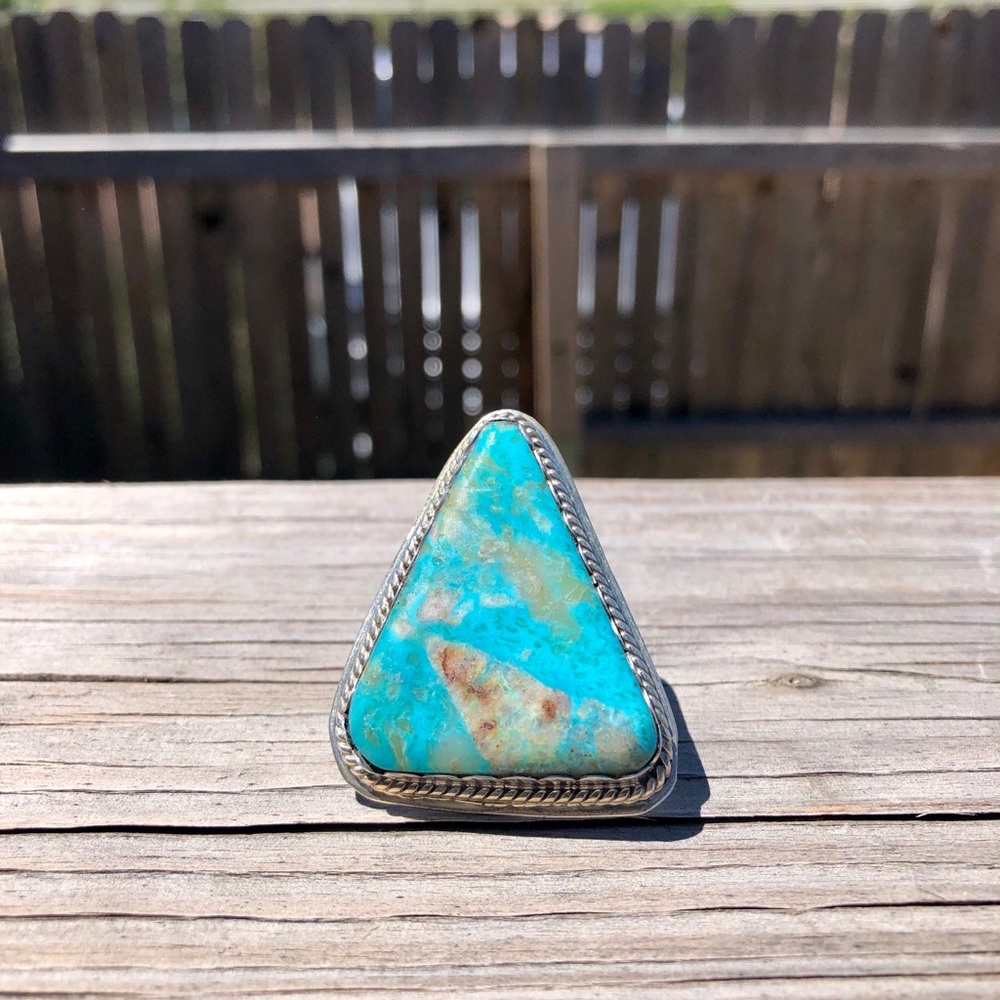 Sterling silver turquoise ring